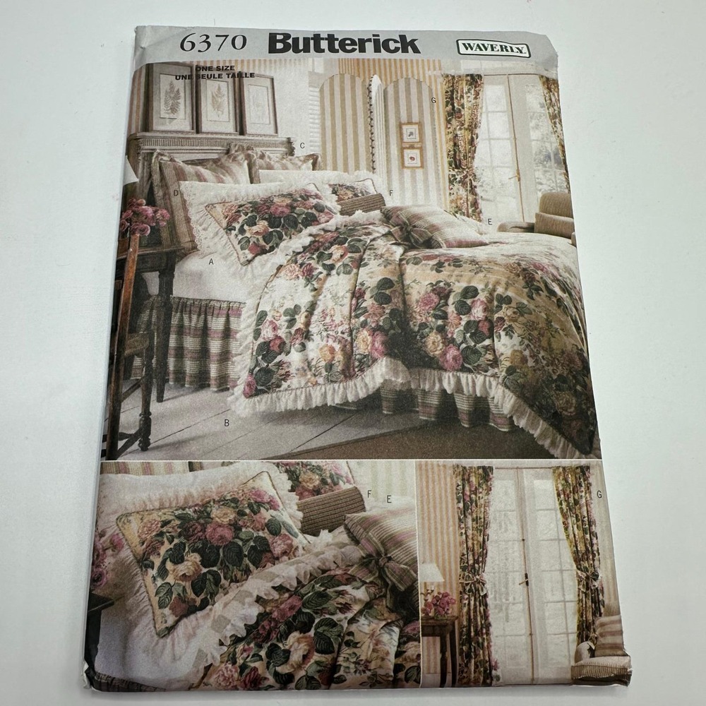 Butterick Sewing Pattern 6370 Audience One Size Uncut Factory Folded